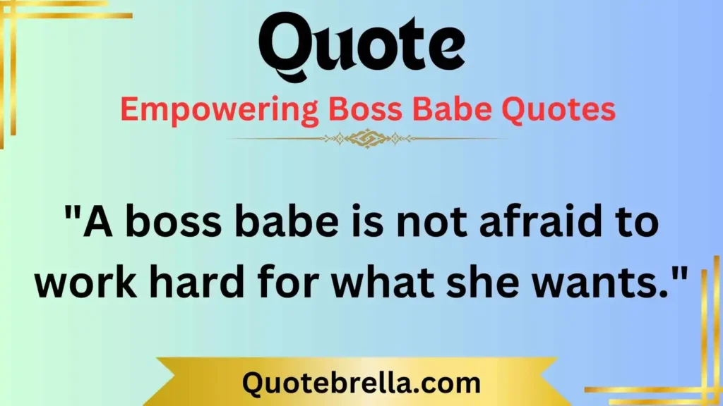 Empowering Boss Babe Quotes