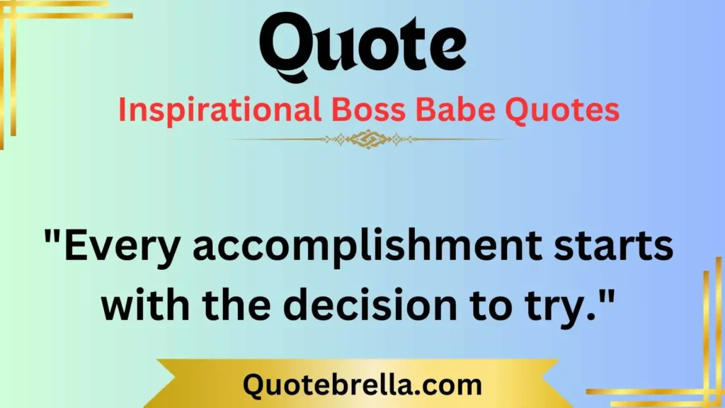 Inspirational Boss Babe Quotes