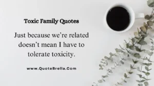 Toxic Family Quotes
